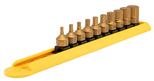Mayhew Tools 16004 Titanium-Coated Low-Profile Dual Drive Set, SAE Hex, 10 Piece 141�m���s�A���n
