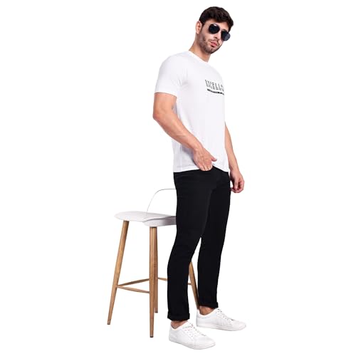 Image of EXCELLO Men's 100% Pure Cotton T-Shirt || Super Soft, Breathable, Premium Material.