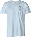LAX SO HARD Youth Lacrosse Stick American Flag T-Shirt - Light Blue, Youth Large