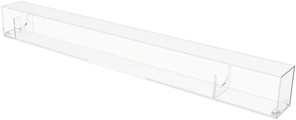 FixtureDisplays Junior Size Clear Acrylic Baseball Bat Display Small 31.5 X 4 X 4" Wall Mount Table Top Bat Holder Glorifier