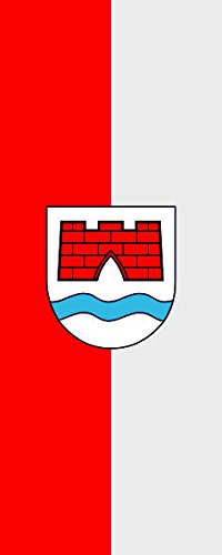 Drapeau Ertingen 120x300 vertical pour signalétique et pavoisement