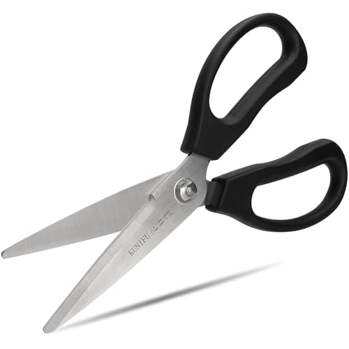 KUNIFU Detachable All Purpose Kitchen Scissors Shears - Black