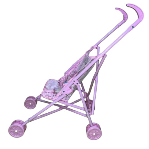 Carrinho de Passeio Dobrável para Boneca, Lilás