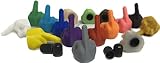 5X Middle Finger Valve Caps - 16 Colors - Made in USA (Silver)