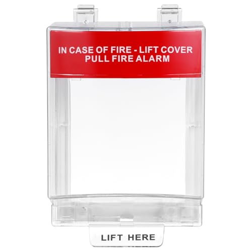 jojofuny Fire Alarm Cover: Fire Alarm Pull Station Covers | Manual Call Point Protective Guard for Fireproof Switch Guard