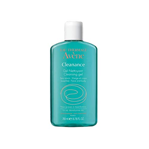 Eau Thermale Avene Cleanance Cleansing Gel, Face & Body, 6.7 Fl Oz