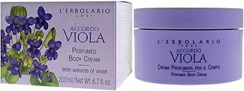 L'Erbolario Accordo Viola (Violett), Körpercreme, 200 ml, 2 Stück
