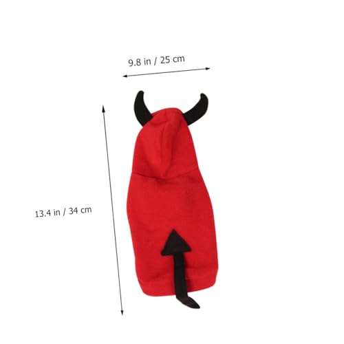 Disfraz para perro Diablo Halloween tamaño S miniatura 2