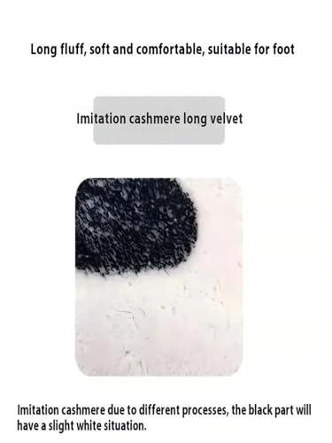 Tapis de forme irrégulière pour chambre à coucher couleur vert peluche