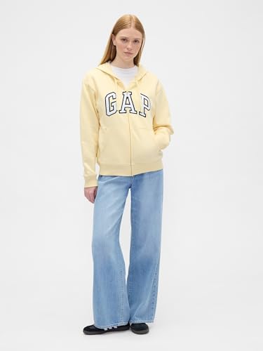 Image of GAP Women's Logo Hoodie Hooded Full Zip Sweatshirt