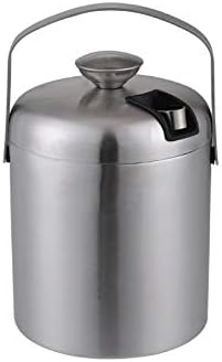 TEMKIN Almacenamiento y Enfriador de Caja de Hielo de Acero Inoxidable, Barra, Cubo de Hielo KTV, con Cubo de Hielo portátil TEMKIN Almacenamiento y Enfriador de Caja de Hielo de Acero Inoxidable, Barra, Cubo de Hielo KTV, con Cubo de Hielo portátil