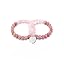 2pcs Rose Quartz + Rhodonite