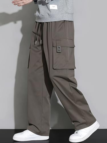 Image of Lymio Cargo for Men || Cotton Cargo Pant || Drawstring Waist Pant (Also Available in Plus Sizes) (133-136)