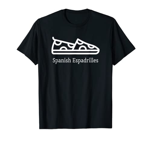 Home 6 Souvenirs From Spain Flat Espadrilles Spanish Souvenirs T-Shirt