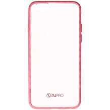 iPhone 6s case, iPhone 6 case, Nupro Lightweight Protective Bumper Case Cover for Apple iPhone 6s 4.7" screen - Clear/Pink