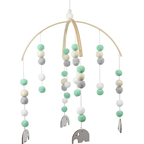 WAYUTO Neutral Handmade Felt Ball Ceiling Mobile...