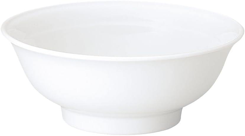Hanaden Koyo 50100032 Koyo Pottery Hakusho 7.5 High Base Bowl, White Chinese, Mino Ware, Dishwasher Safe, Made in Japan