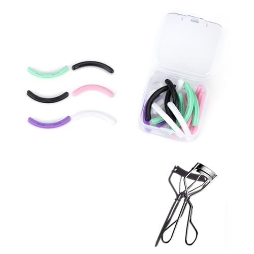 UXIETIN Eyelash Curler Refills Compatible with shu uemura,Eyelash Curler Pads 24PCS,Silicone Lash Curler Refill Pads Compatible with shu uemura (Black)
