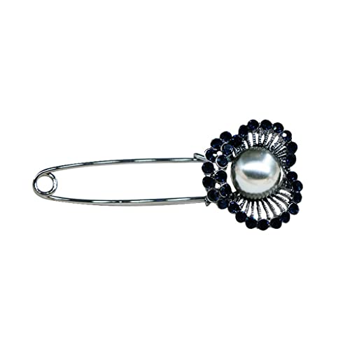 Épingles vintage perles grande broche polyvalente pour attacher une écharpe en hiver