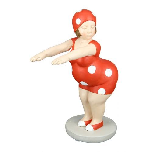 Figurines Gilde Becky - Set De 2 Sièges Sur Rebord - Déco Résine Bleu/blanc