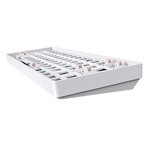 Clavier sans fil Tester68 kit mécanique personnalisé Bluetooth blanc