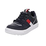 Tommy Hilfiger Jungen Sneaker Schuhe Low Cut Lace-Up Sneaker Synthetik Kinderschuhe Uni Kinderschuhe Jungenschuhe Kids