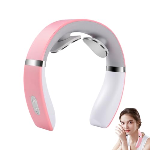 Ceprznvey Masajeador Cervical, Masajeadores Eléctricos, Recargable Con Calor Portátil Tejido Profundo 10 Modos Masaje Ajustable Estrés Postentrenamiento Hogar