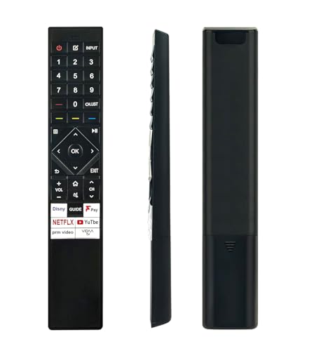 AULCMEET ERF6P64H No Voice Replacement Remote Control Compatible with Hisense 4K OLED Smart TV 65UXKQTUK 85U7KQTUK 100U7KQTUK 75U7KQTUK 75U8KQTUK 55U7KQTUK 55U8KQTUK 65A85KTUK 65U7KQTUK