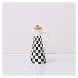 AAGAZA Ölspenderflasche für Küche Keramik Öl- und Essigspender Ölabfüllung Öl Sauce Topf Küche Öl Vorratsbehälter Essig und Öl Menage Spender /3485