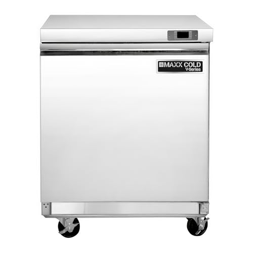 Maxx Cold V-Series 1 Door Undercounter Freezer, 29