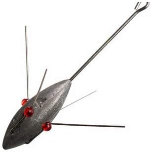 Sea Striker SS-1OZ 1-Ounce Sputnik Sinker, Silver Finish