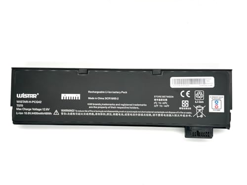 Image of WISTAR 01AV427 01AV425 SB10K97584 Battery for Lenovo Thinkpad T470 T480 P51S P52S TP25 T570 T580 A485 A475 Series 4X50M08812 01AV427 01AV422 01AV423 01AV492 01AV490 01AV428
