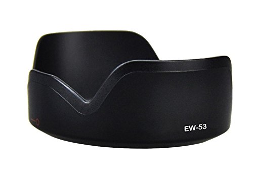 EW53 Reversible Bayonet Mount Lens Hood Shade for Canon EF-M 15-45mm f/3.5-6.3 is STM Lens 49mm Replaces Canon EW-53, Fit Canon M50,M100 M10 M6 M5 M3 M2 M1 M Series Mirrorless Camera