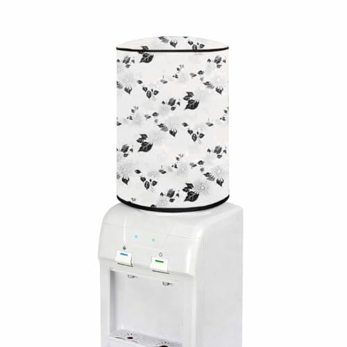 Image of Multicolor 20 Litre Water Dispenser Bottle Cover | Waterproof & Dustproof PVC Fabric | Reusable Protective Cover for 20L Water Can (floral-20)