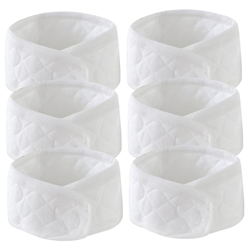6 bandas para el ombligo de bebé 16 x 3,5 pulgadas banda abdominal suave para bebé protector de muñón umbilical reutilizable para neonatos de 0 a 12 meses