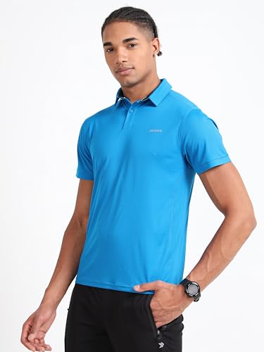 Image of Men's Lightweight Dry Rush Tech Polo | Moisture-Wicking, Breathable, Stretchable, Wrinkle-Resistant, Quick-Dry, Anti-Odor