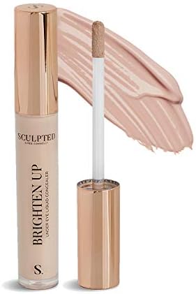 Brighten Up Under Eye Concealer from Sculpted by Aimee - Cruelty-Free Mineral 7ml Liquid Concealer for Delicate Skin with Niacinamide and Hyaluronic Acid