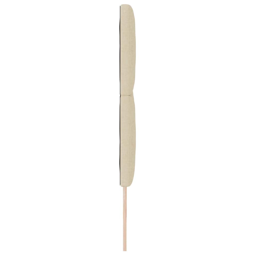 Cabecero de cama moderno de tela con marco de madera de pino macizo, altura ajustable 118/128 cm, duradero, para dormitorio, dormitorio juvenil y habitación de invitados