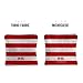 ACA Synergy Pro Professional Cornhole Bags Dual Sided Regulation 6x6 Set of 4 Besty Ross Stripes Red
