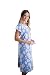 Gownies - Designer Hospital Patient Gown, 100% Cotton, Hospital Stay (Small/Medium, Zoe)