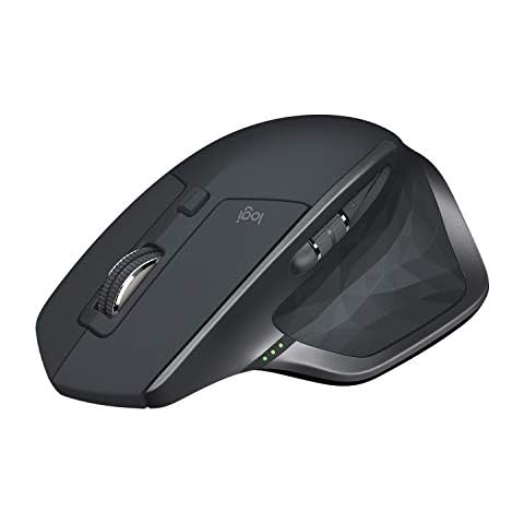 Logitech MX Master 2S Kabellose Maus, Version 2020, Bluetooth und 2.4GHz Verbindung via Unifying USB-Empfänger, 4000 DPI Sensor, Wiederaufladbarer Akku, Multi-Device, 7 Tasten, PC/Mac/iPadOS - Grau Cover