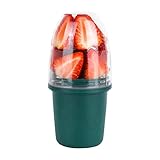 LVLUOKJ Tragbarer Mixer, 260 Ml, USB Wiederaufladbarer PersöNlicher Mixer FüR Smoothie Und Shakes, Mini-Mixer Mit Vier Klingen, FüR Kinderessen, Reisen, Fitnessstudio (Color : A)