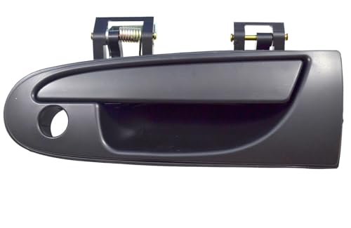 PT Auto Warehouse MI-3603S-FL - Outside Exterior Outer Door Handle, Smooth Black - Driver Side