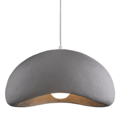 Lustre minimaliste français en polystyrène haute densité pour salon et couloir
