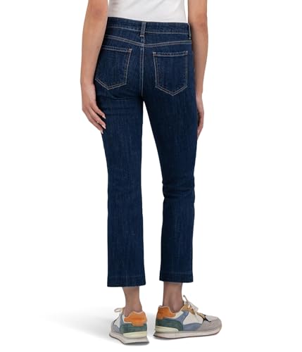 KUT from the Kloth Reese HIGH Rise FAB AB Ankle Straight Blind Hem2