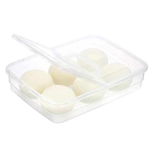 Contenedor para 4-6 bolas de masa de pizza hermético y transparente con asa 2