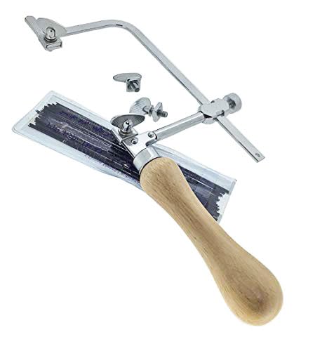OSCAR Adjustable Hand Saw Frame with Saw Blades & 2 Screw for Cutting Metal, Wood, Glass, Paper Pack of 1 (B082WF17Y5) Amazon Price History, Amazon Price Tracker