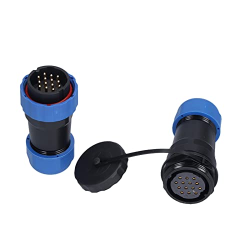 Conector de aviación SP28 con 14 pines IP68 miniatura 1
