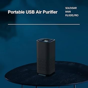 Digital ShoppyCar Air Purifier Portable Negative Ion Generator Remove Formaldehyde Dust Smoke Air Freshen Washer For Home Car (BLACK) 3