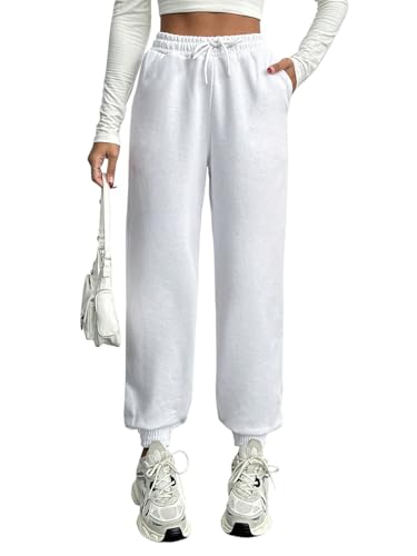Image of dockstreet Baggy Joggers /Loose fit,High Waist Yoga Pants /Casual, Long Length Extra Baggy fit Lower Cotton for Women